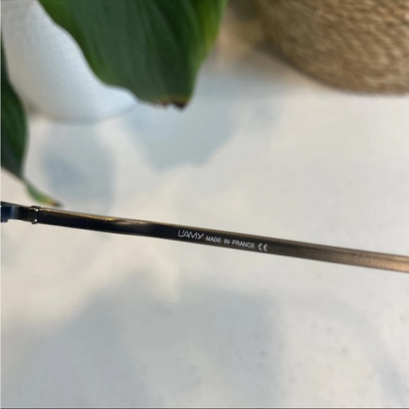 Vintage L’Amy Portico F Aviator Eyeglasses Frames Only - 140mm E051 F621 France - Picture 6 of 8